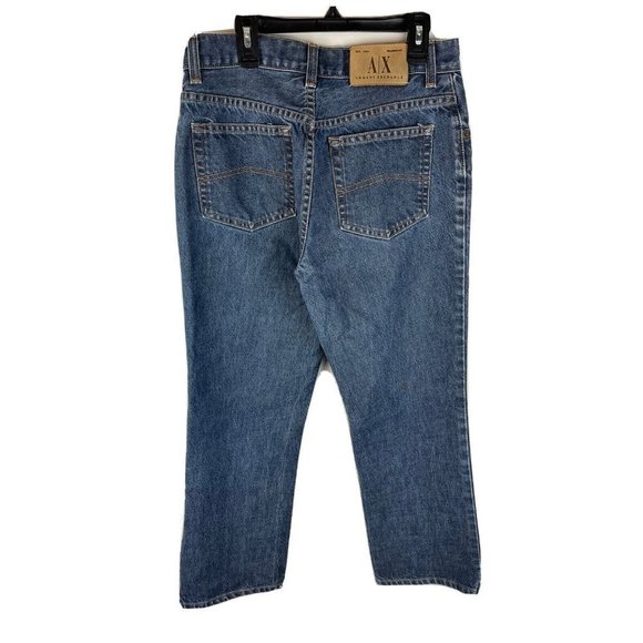 AX Armani Exchange J40 Womens Size 8 Short Regular Bootleg Jeans Made In The USA - Picture 2 of 10